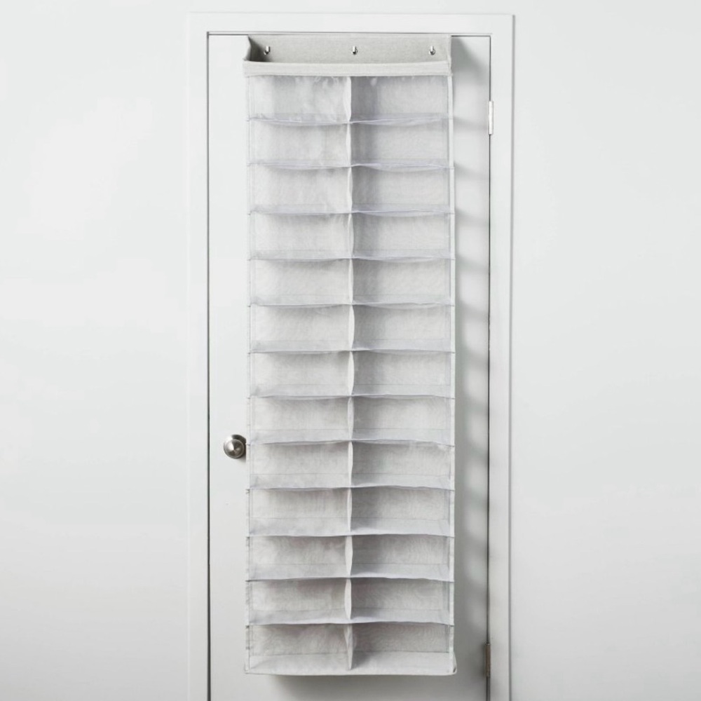 Over-the-Door Shoe Organizer - Gray